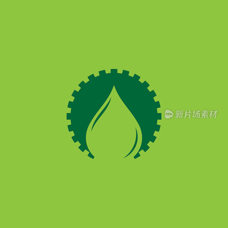 Oil Industry logo designs concept vector, Oil Gear Machine logo template symbol
